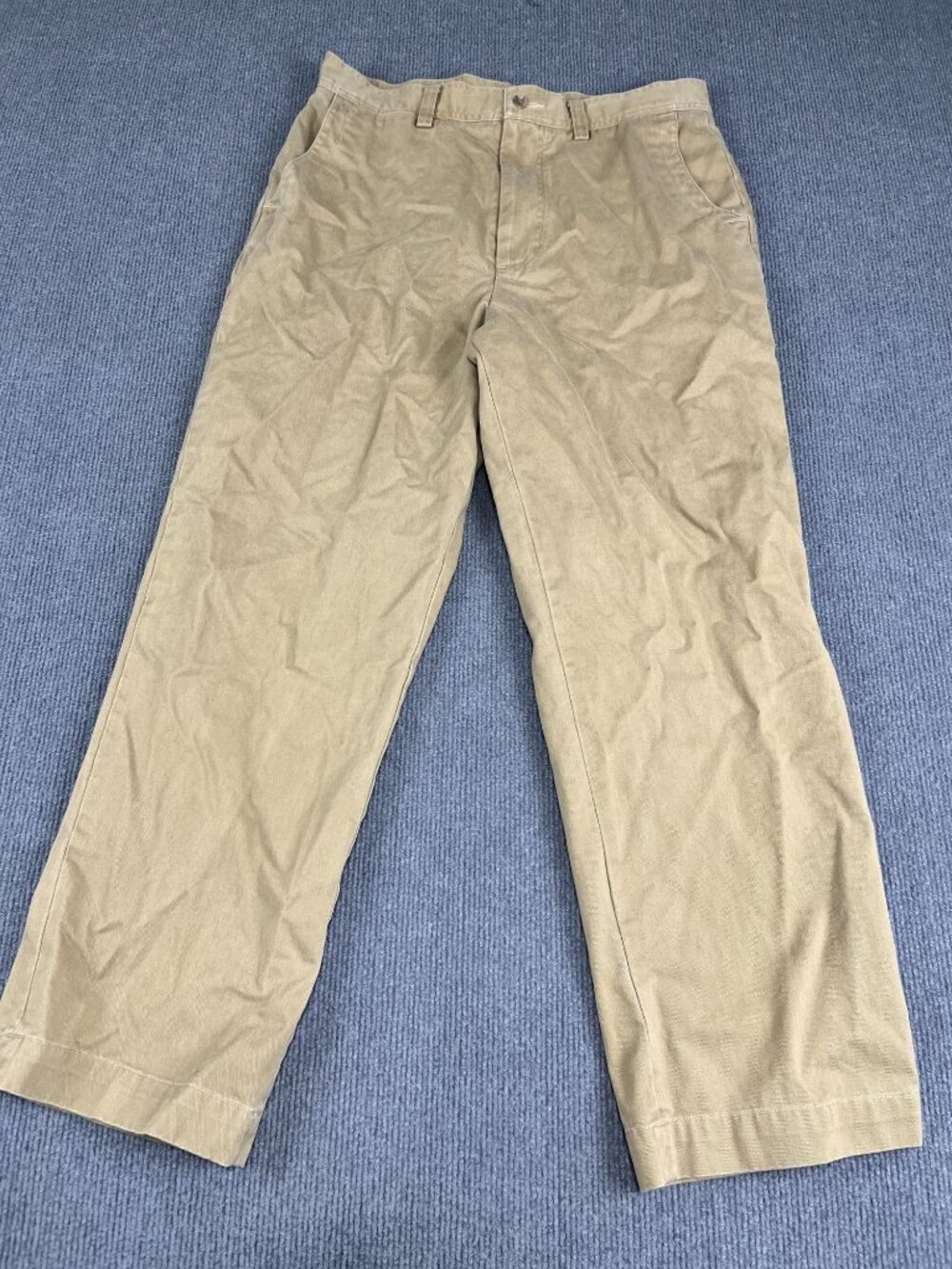 Austin Reed Mens Khaki Chino Trousers 34x30 Classic Fit